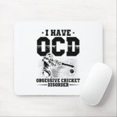 Ik heb OCD | Cricket Player Gift Idee Muismat (Met muis)