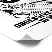 Ik heb OCD | Cricket Player Gift Idee Poster (Hoek)