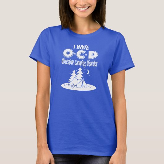 Ik heb OCD Obsessief Camping Disorder T-shirt (Voorkant)