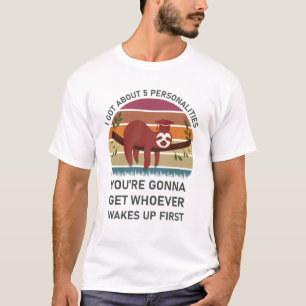 ik heb ongeveer 5 persoonlijkheden - slet grappig t-shirt