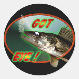 Ik heb oog. ronde sticker