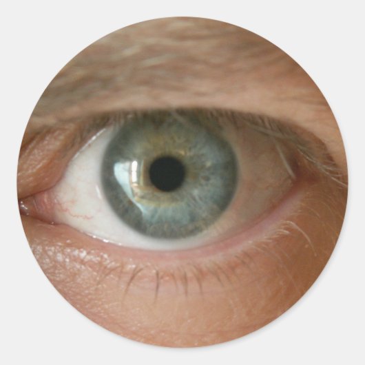 Ik heb oog voor kunst ronde sticker (Voorkant)