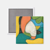 Ik heb ooit in een tortola koelkastmagneet gewoond magneet (Voorkant / Achterkant)