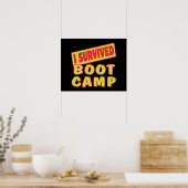 IK HEB OPLEIDINGSKAMP OVERLEEFD POSTER (Keuken)