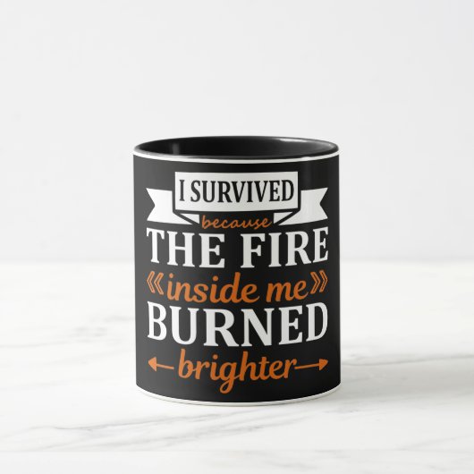Ik heb overleefd omdat de brand in mij mok (Midden)