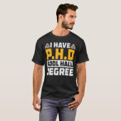 Ik heb P.H.D. Funny Billiards T-shirt (Voorkant volledig)