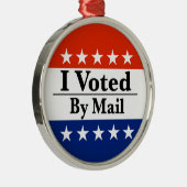 Ik heb per post gestemd metalen ornament (Rechts)