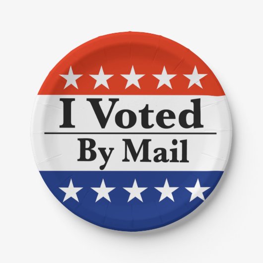 Ik heb per post gestemd papieren bordje (Voorkant)