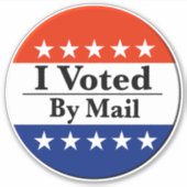 Ik heb per post gestemd sticker (Voorkant)