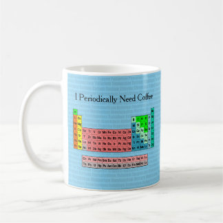 Ik Heb Periodiek Koffie Nodig- Periodiek Systeem Koffiemok