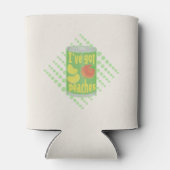 Ik heb perziken van Tin fruit Blikjeskoeler (Achterkant)