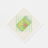 Ik heb perziken van Tin fruit Servet (Hoek)