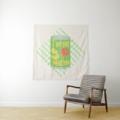 Ik heb perziken van Tin fruit Wandkleed (In situ)