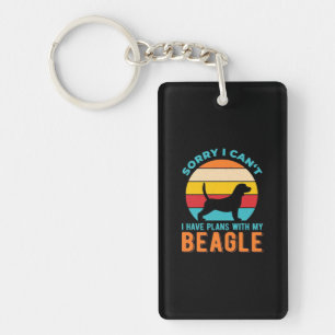 Ik heb plannen met mijn beagle sleutelhanger