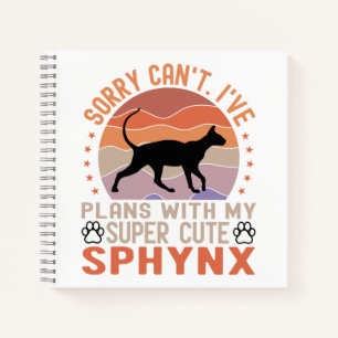 Ik heb plannen met mijn Sphynx kat Notitieboek