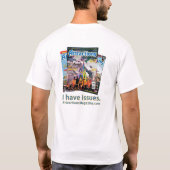 Ik heb problemen! t-shirt (Achterkant)