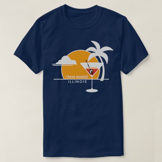 Ik heb psychiater Illinois T-shirt (Design voorkant)