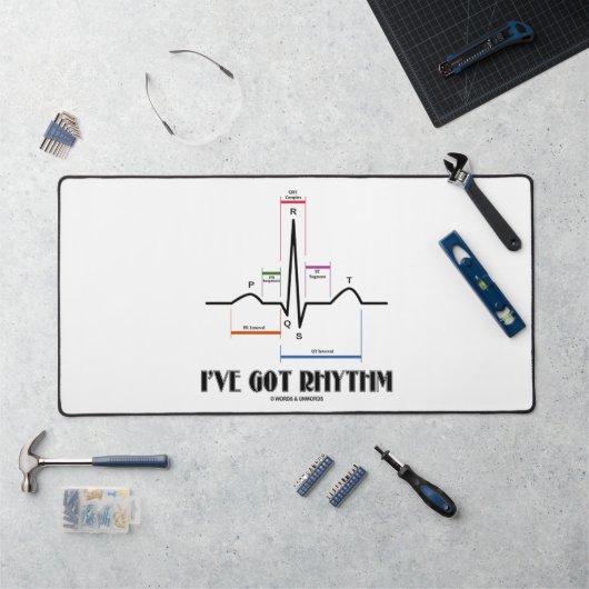 Ik heb Rhythm ECG ECG Electrocardiogram Bureaumat (Werkstation)