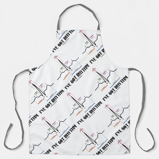 Ik heb Rhythm ECG ECG Electrocardiogram Schort (Voorkant)