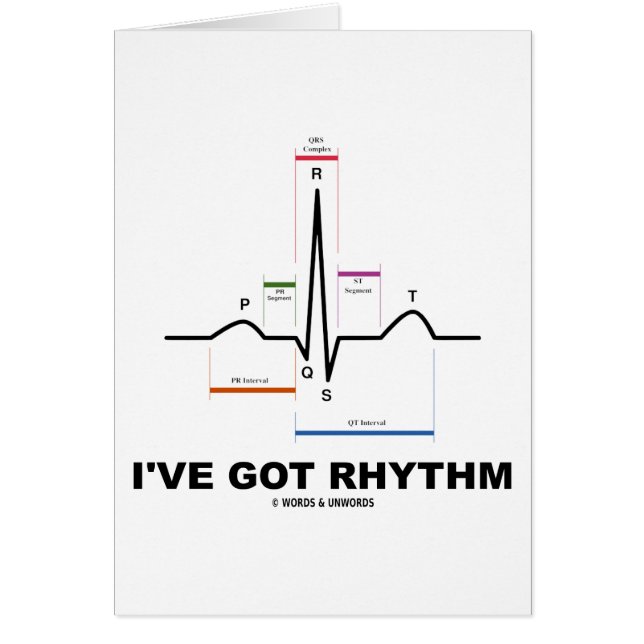 Ik heb Rhythm (ECG - EKG Heart Beat) (Voorkant)