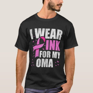 Ik heb roze Draag voor mijn oma-kleding Breast Can T-shirt