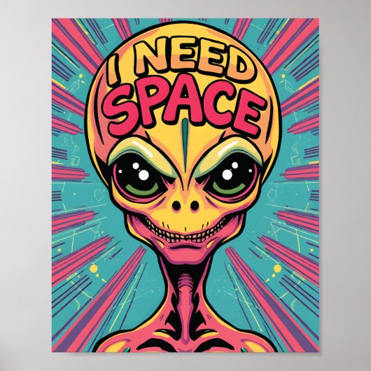 Ik heb ruimte-Alien nodig Poster (Voorkant)