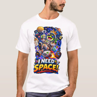 Ik heb ruimte Funny Frog Astronaut T-Shirt