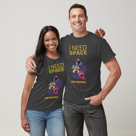 Ik heb ruimte nodig en honkbal grappige introvert  t-shirt (Unisex)