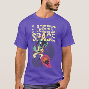 Ik heb ruimte nodig, grappige Alien Introvert Soci T-shirt