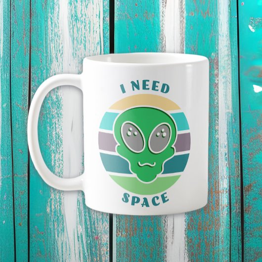 Ik heb ruimte nodig | Grappige buitenaardse woord Koffiemok