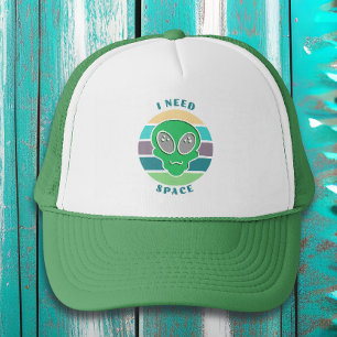 Ik heb ruimte nodig Grappige buitenaardse woord Trucker Pet