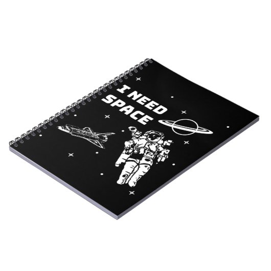 Ik heb ruimtevaartgeek nodig notitieboek (Linkerzijde)