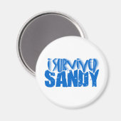Ik heb SANDY overleefd Magneet (Voorkant / Achterkant)
