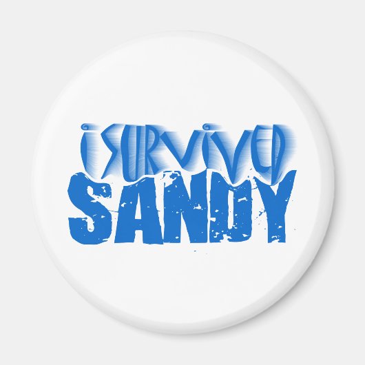 Ik heb SANDY overleefd Magneet (Voorkant)