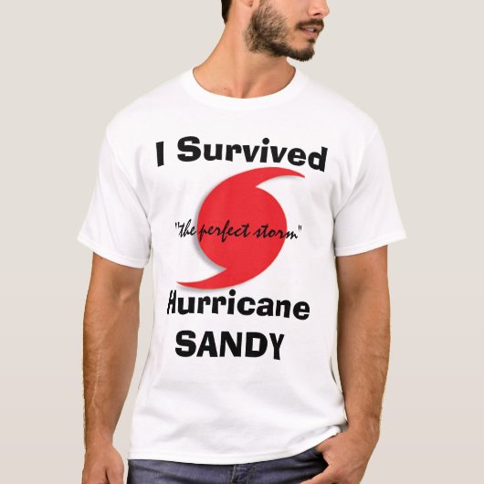 Ik heb SANDY overleefd T-shirt (Voorkant)