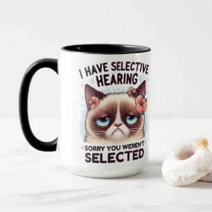 Ik Heb Selectief Gehoor Grappig Kattenliefhebber C Mok