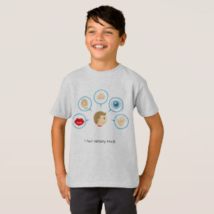Ik heb sensorische behoeften - Kind T-Shirt (grijs