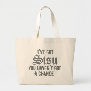 Ik heb Sisu 3 Jumbo Canvas tas