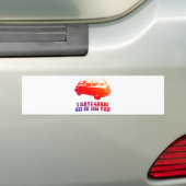 Ik heb Snoep, ga naar de Van Bumpersticker (Op auto)