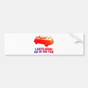 Ik heb Snoep, ga naar de Van Bumpersticker