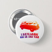 Ik heb Snoep, ga naar de Van Ronde Button 5,7 Cm (Voorkant /achterkant)