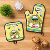 Ik heb soep ovenwant & pannenlap set (Top down)