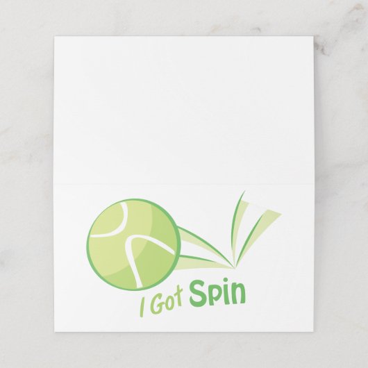 Ik heb spin (Buitenkant ongevouwen)