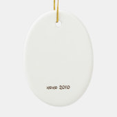 Ik heb Thanksgiving overleefd! kerstversiering Tur Keramisch Ornament (Achterkant)