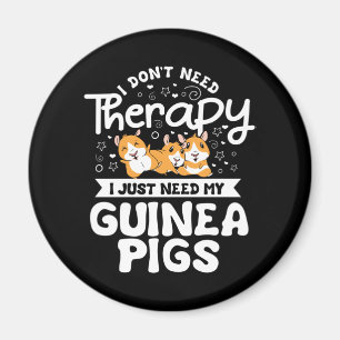 Ik heb Therapy Guinee Pig Cavy Roddent niet nodig Magneet