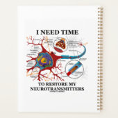Ik heb tijd nodig om mijn neurotransmitters Humor Planner (Achterkant)