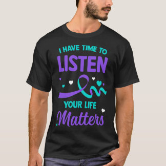 Ik Heb Tijd Om Te Luisteren Mentale Gezondheid Zel T-shirt