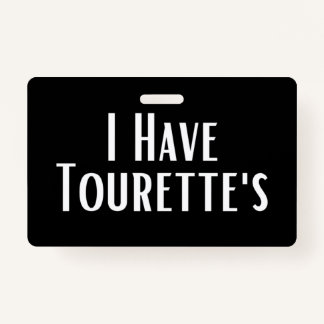 Ik heb Tourette Badge