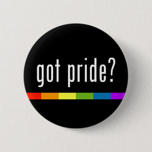 Ik heb trots: Gay Pride Ronde Button 5,7 Cm