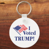 Ik heb Trump gestemd Sleutelhanger (Achterkant)